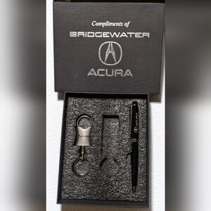 Nib Acura 2024 latest keychain + pen with luxury box